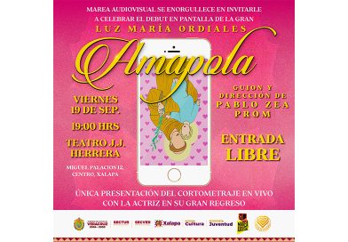 SECVER presenta función de Amapola en reconocimiento a Luz María Ordiales / @rocionahle @GobiernoVer >>>