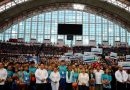 Más de 2 mil 800 jóvenes convierten a Veracruz en la capital nacional del deporte y el civismo estudiantil /  @rocionahle
